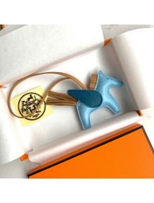 Hermes Rodeo Pegase Bag Charm Blue 2021 06