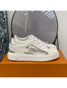 Louis Vuitton Transparent Time Out Sneaker White/Silver 2022