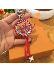 Louis Vuitton Very Bag Charm and Key Holder Red/Silver 2021