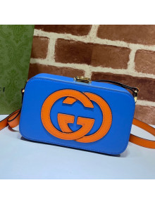 Gucci Leather Interlocking G Mini Bag 658230 Blue/Orange 2021