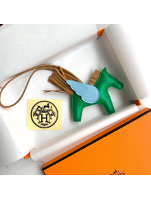 Hermes Rodeo Pegase Bag Charm Green 2021 10