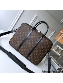 Louis Vuitton Porte-Documents Voyage PM Bag in Monogram Canvas N52005 Brown 2021