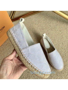 Louis Vuitton Since 1854 Starboard Flat Espadrilles 1A8D4M White 2020