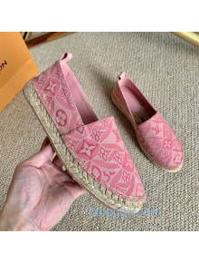 Louis Vuitton Since 1854 Starboard Flat Espadrilles 1A8D4M Pink 2020