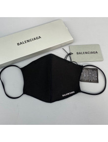 Balenciaga Cotton Mask Black 2021 (Two Pieces Set) 