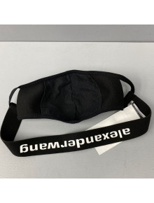 Alexander Wang Mask with Logo Strap Black/White 2021