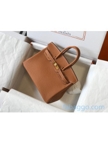 Hermes Birkin Bag 25cm in Epsom Calfskin Brown/Gold (Half Handmade) 2021