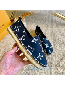 Louis Vuitton Starboard Animal Print Monogram Flat Espadrilles Blue/White (For Women and Men)