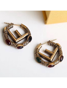 Fendi Vintage F Is Fendi Hoop Earrings 2020