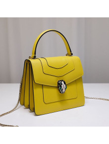 Bvlgari Serpenti Forever Mini Top handle Bag 28331 Yellow 2021