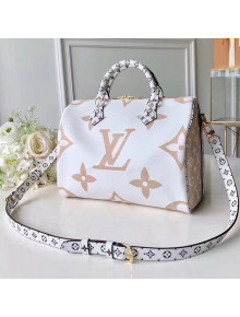 Louis Vuitton Mulicolor Monogram Canvas Speedy 30 Bag M41112 White/Beige 2019