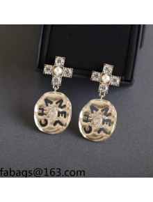 Chanel Cross Earrings 2021 110871