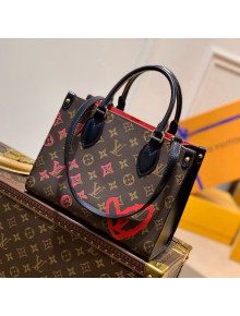 Louis Vuitton OnTheGo PM Tote Bag in Monogram Canvas M45654 Fall in Love 2021