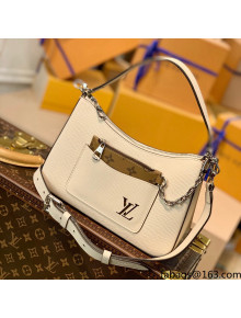 Louis Vuitton Marelle Bag in Epi Leather M80688 Quartz White 2021