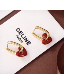 Celine Love Earrings Red 2021 110895