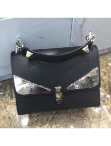 Fendi Bag Bugs Kan I Medium Top Handle Bag Black/Silver 2019