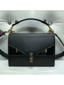 Fendi Bag Bugs Kan I Medium Top Handle Bag Black/Gold 2019