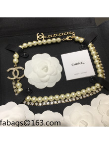 Chanel Pearl Short Necklace 2021 1108100