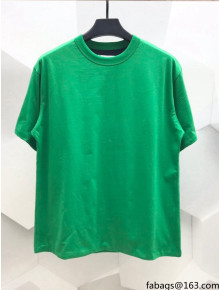 Bottega Veneta Cotton Reversible T-shirt BVT111902 Green/Black 2021(For men and women)