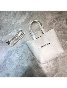 Balenciaga Everyday XXS Mini Tote Bag in White Grained Calfskin 2022 