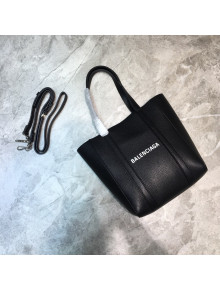 Balenciaga Everyday XXS Mini Tote Bag in Black Grained Calfskin 2022 