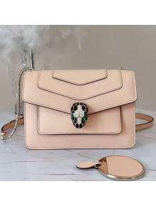 Bvlgari Serpenti Forever Mini Crossbody Bag 19cm Peach Pink 2021