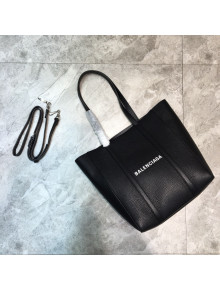 Balenciaga Everyday XS Small Tote Bag in Black Grained Calfskin 2022 