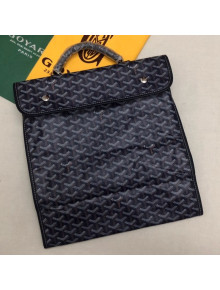 Goyard Saint Leger Folding Backpack Navy Blue 2019