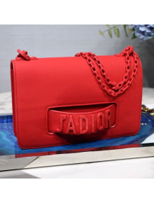 Dior J'Adior Ultra Matte Flap Bag Red 2019