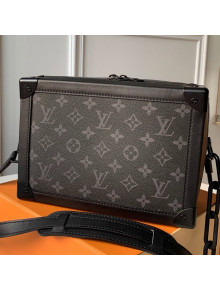 Louis Vuitton Monogram Canvas Soft Trunk Case Shoulder Bag M44730 Black 2019