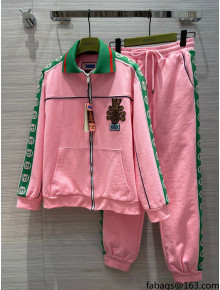 Gucci Cotton Jacket and Pants GJS40119 Pink 2022