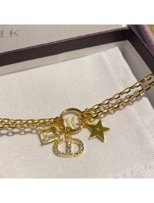 Dior CD Star Bracelet Gold 2021 110913