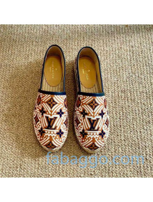 Louis Vuitton Crafty Monogram Canvas Espadrilles Brown 2020