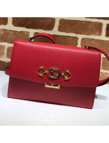 Gucci Zumi Grainy Leather Small Shoulder Bag 576388 Red 2019