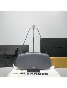 Jil Sander Calfskin Hobo Bag Grey 2021 7178 