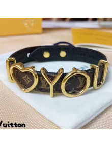 Louis Vuitton Monogram Canvas I LOVE YOU Charm Bracelet 2019