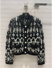 Chanel Cardigan Black/White 2022 031243