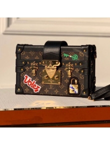 Louis Vuitton Petite Malle Trunk Bag in Embroidered Monogram Canvas M40273 2021