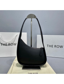 The Row Calfskin Hobo Bag Black 2021 1811