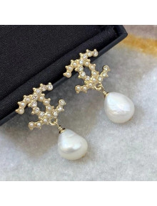 Chanel Pearl Short Earrings 2020