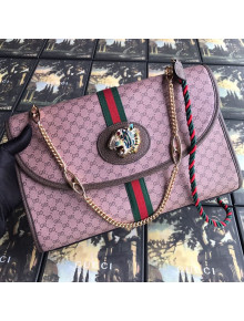 Gucci Rajah GG Medium Shoulder Bag 564697 Pink 2019