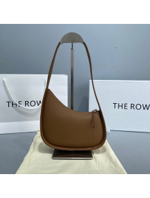 The Row Calfskin Hobo Bag Tan Brown 2021 1811