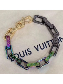 Louis Vuitton Monogram Colors Chain Bracelet M68242 2019