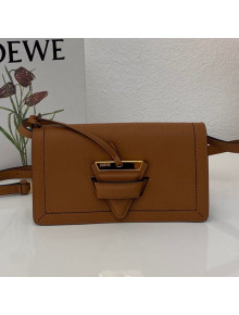 Loewe Barcelona Mini Bag in Grained Calfskin Brown 2021