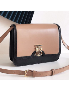 Burberry Medium Leather TB Bag Camel/Black 2019