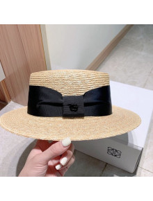 Gucci Straw Bucket Hat Beige/Black 2021 06