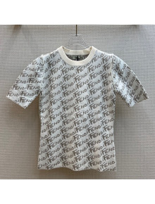 Fendi Sweater White/Grey 2022 031245