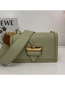 Loewe Barcelona Medium Bag in Grained Calfskin Green 2021