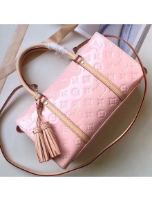 Louis Vuitton Monogram Embossed Leather Neo Triangle Bag M94398 Rose Ballerine 2018