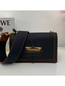 Loewe Barcelona Medium Bag in Grained Calfskin Black 2021